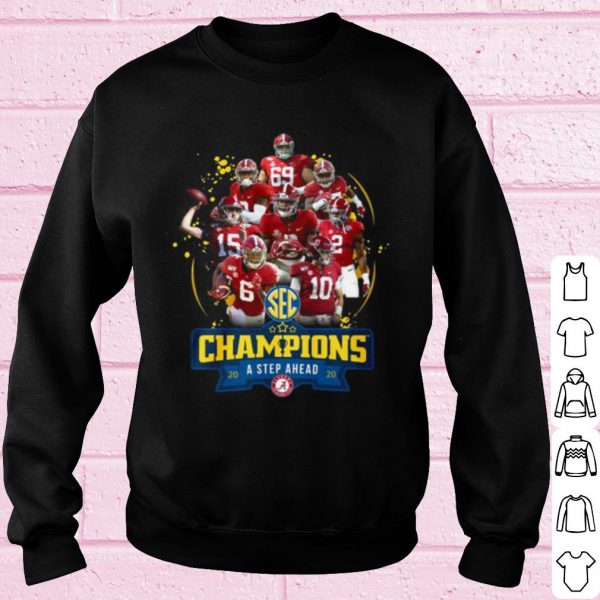 Original Alabama Crimson Tide Champions A Step Ahead 2020 shirt