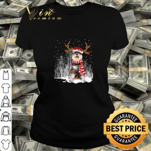 Cool Reindeer Schnauzer Snow Christmas shirt 1