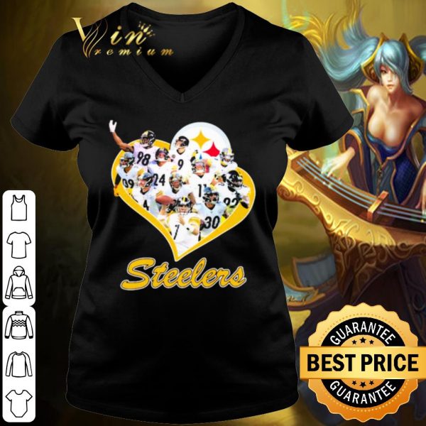 Pretty Heart Football Pittsburgh Steelers shirt