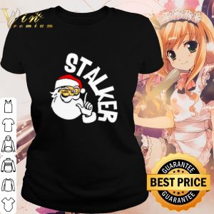 Cool Santa Stalker Christmas shirt 1