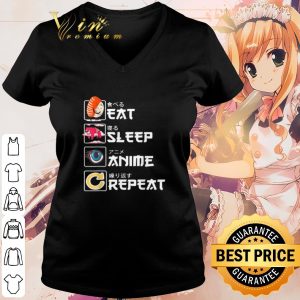 Pretty Eat Sleep Anime Repeat shirt 2