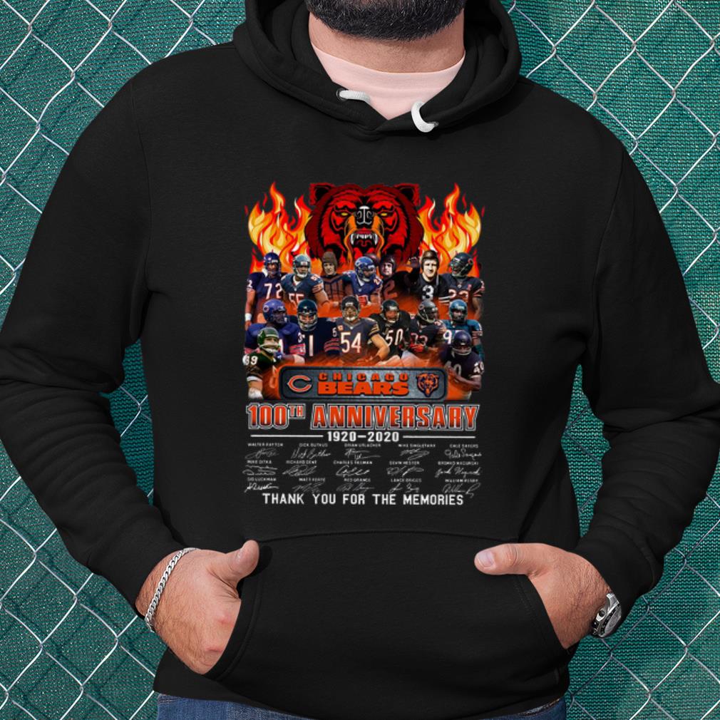 d2258fb8 original chicago bears 100th anniversary thank you for the memories signature shirt 4 - Original Chicago Bears 100th Anniversary Thank You For The Memories Signature shirt