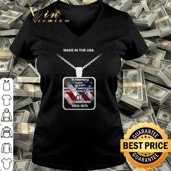 Cool Made In The Usa In Memory Of The 58479 Brother And Sister shirt