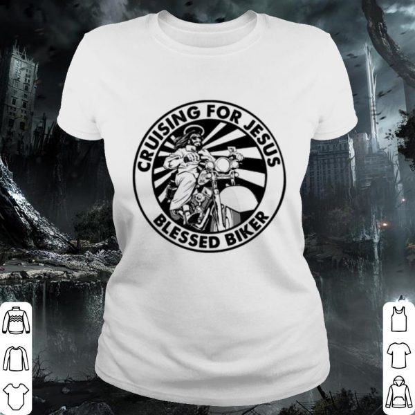 Cool Cruising For Jesus Blessed Biker shirt