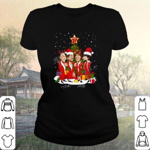 Pretty Santa Rolling Stones Chibi Merry Christmas Signature shirt 1