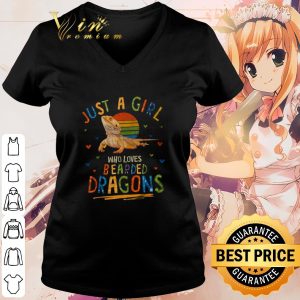 Cool Just A Girl Who Loves Bearded Dragons shirt 2