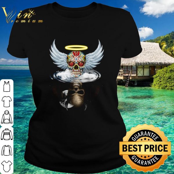 Pretty Sugar Skull Evil Devil Water Mirror shirt