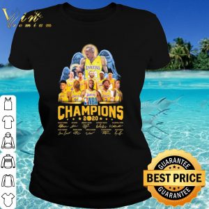 Original Kobe Bryant Angel Los Angeles Lakers Player Nba Champions Signatures shirt 1