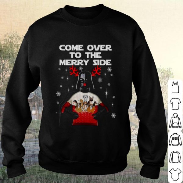 Pretty Santa Darth Vader Come Over To The Merry Side shirt