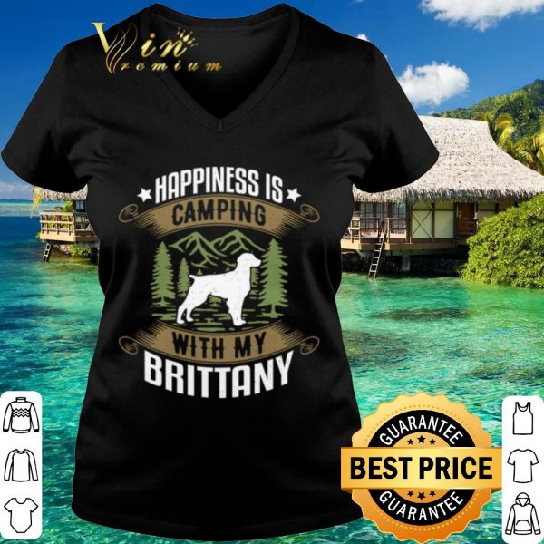 Original Camping With Brittany Camp Camping And Dogs shirt