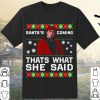 Pretty Christmas Dabbing Santa Elf And Friends shirt