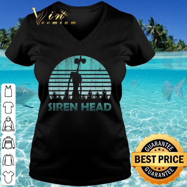 Top Scary Siren Head Horror Vintage shirt