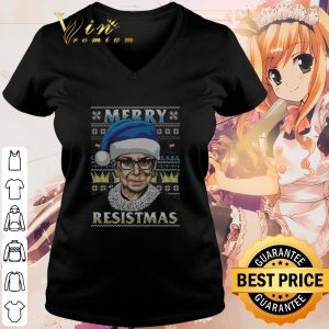 Pretty RBG Merry Resistmas Ugly Christmas shirt 2