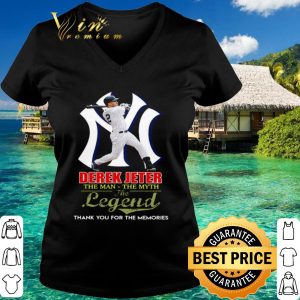Original Derek Jeter The Man The Myth Legend Thank You For The Memories shirt 2