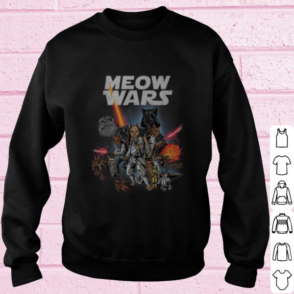 Original Meow Wars Cats Wars Star Wars shirt