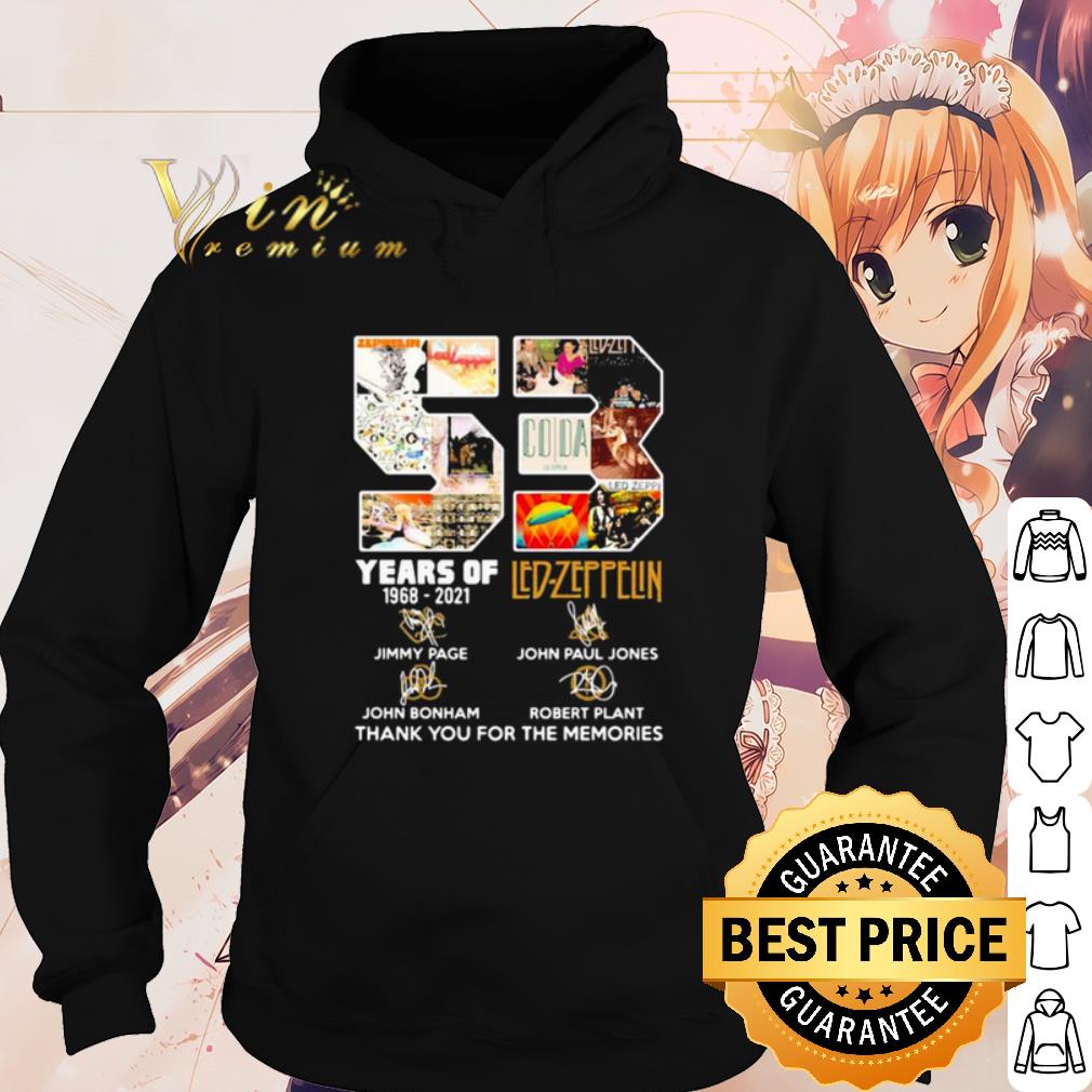Cool 53 Years Of 1968 2021 led Zeppelin Thank You For The Memories Signature shirt ee44789f cool 53 years of 1968 2021 led zeppelin thank you for the memories signature shirt 4 - Cool 53 Years Of 1968 2021 led Zeppelin Thank You For The Memories Signature shirt
