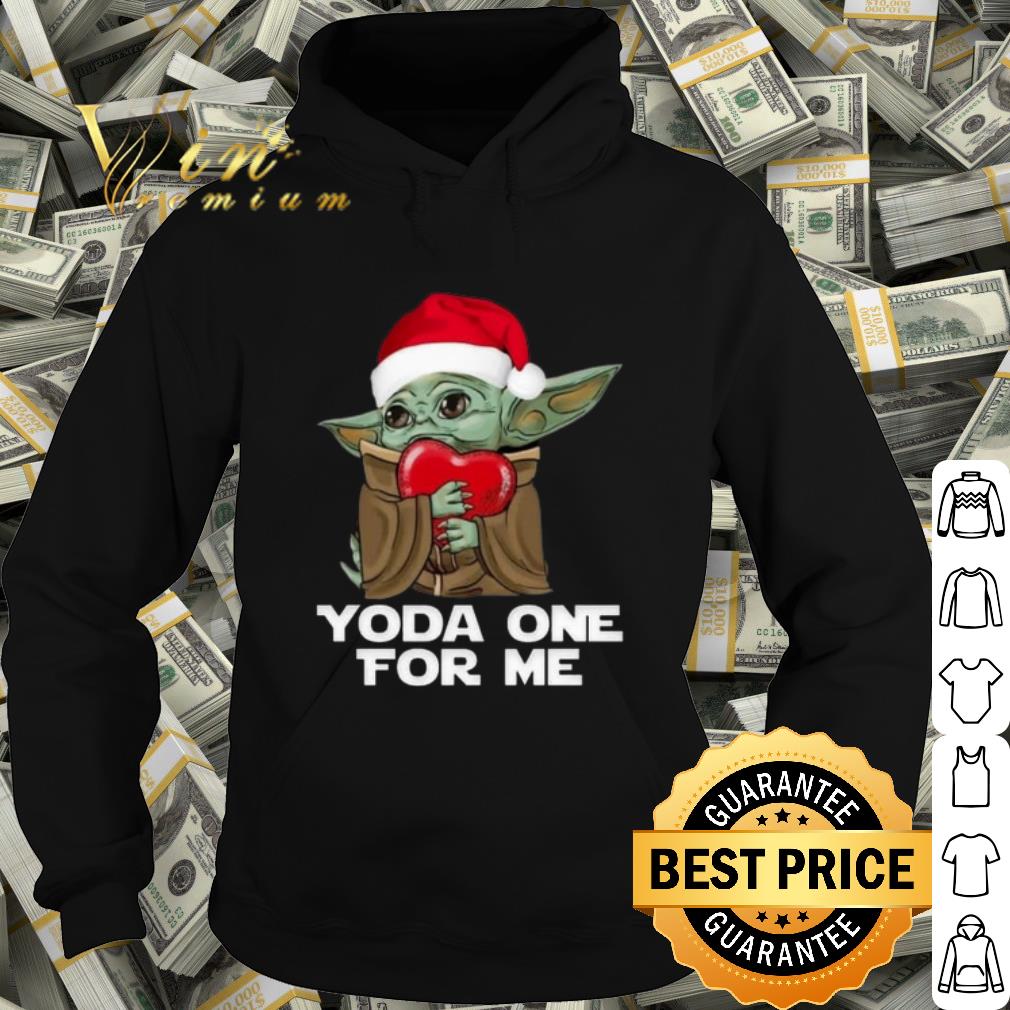 f100c483 pretty santa yoda hug heart yoda one for me shirt 4 - Pretty Santa Yoda Hug Heart Yoda One For Me shirt