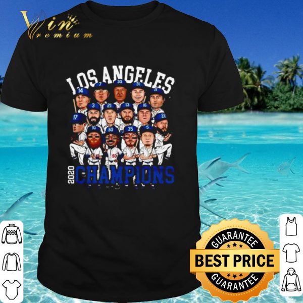 Original Los Angeles Dodgers 2020 Champions Players Chibi shirt