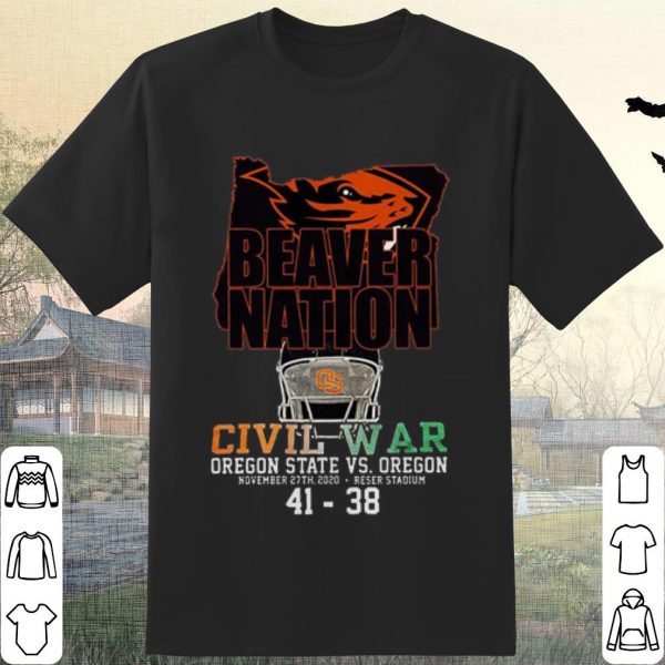 Pretty Beaver Nation Civil War Oregon State Vs Oregon shirt