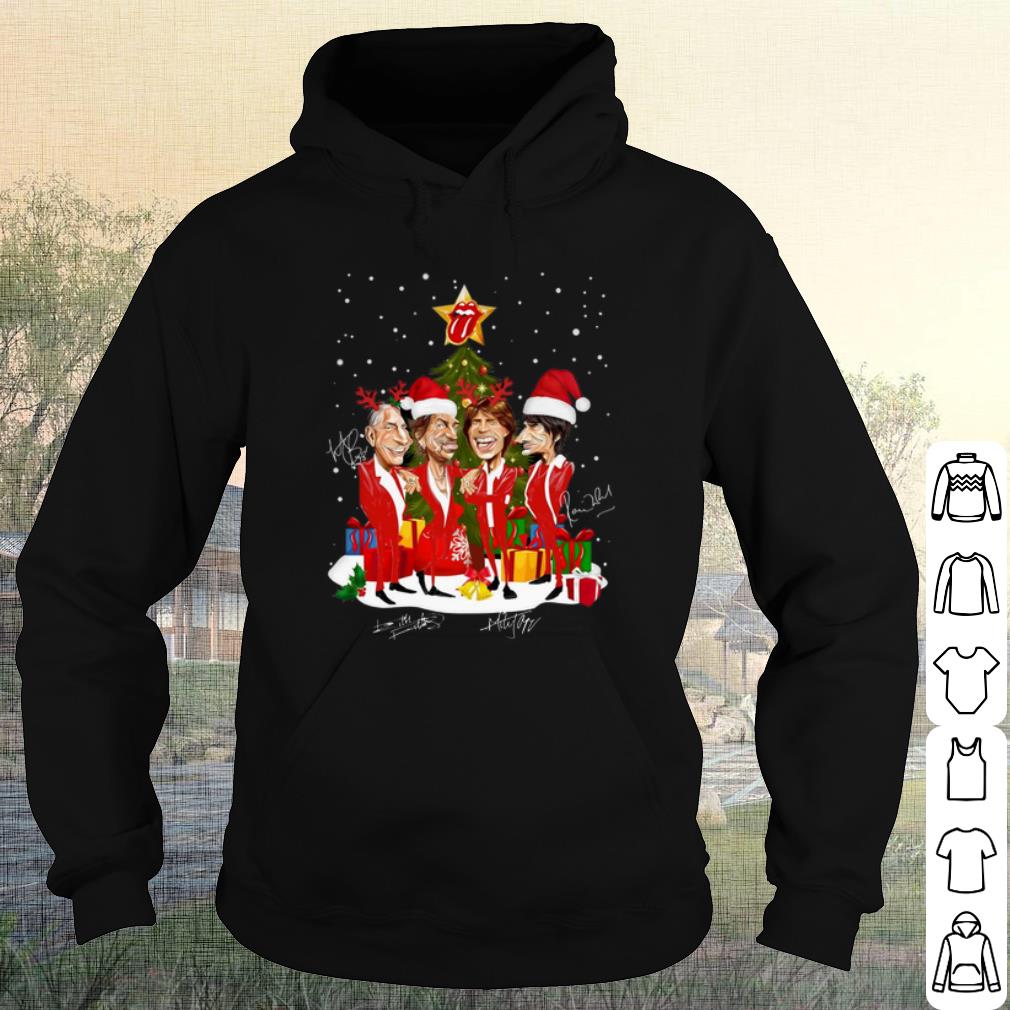 fa0b5176 pretty santa rolling stones chibi merry christmas signature shirt 4 - Pretty Santa Rolling Stones Chibi Merry Christmas Signature shirt