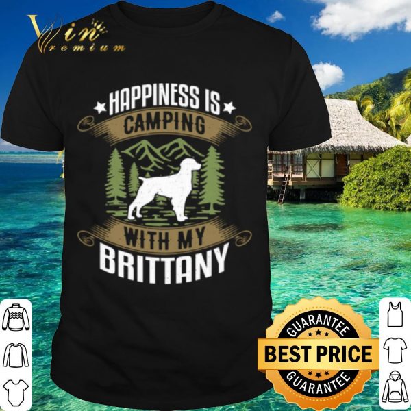 Original Camping With Brittany Camp Camping And Dogs shirt