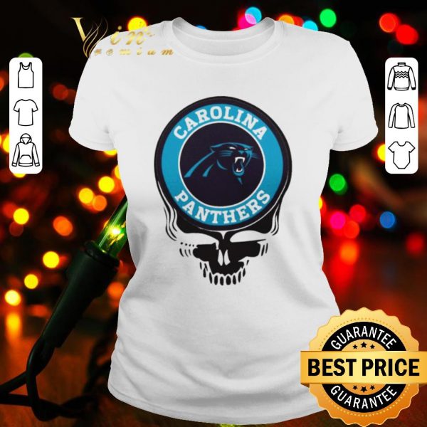 Pretty Carolina Panthers Football Skull shirt