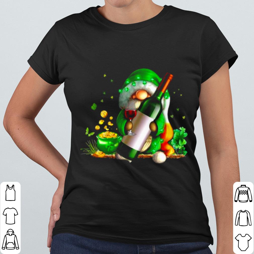 Top St Patrick Gnome Hug Wine shirt 026af666 top st patrick gnome hug wine shirt 4 - Top St Patrick Gnome Hug Wine shirt