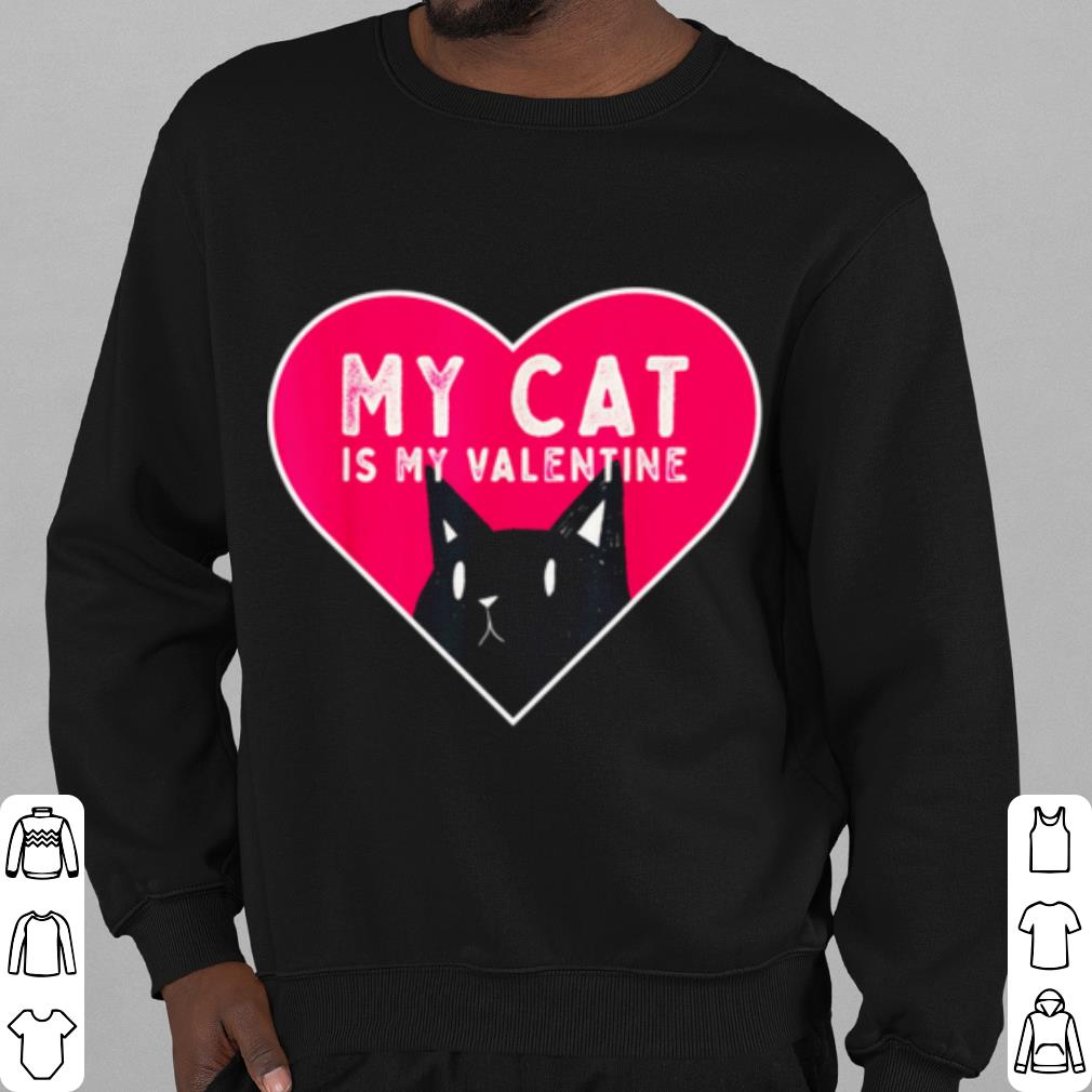 048d4996 cool my cat is my valentine kitten love heart shirt 4 - Cool My Cat is My Valentine Kitten Love Heart shirt