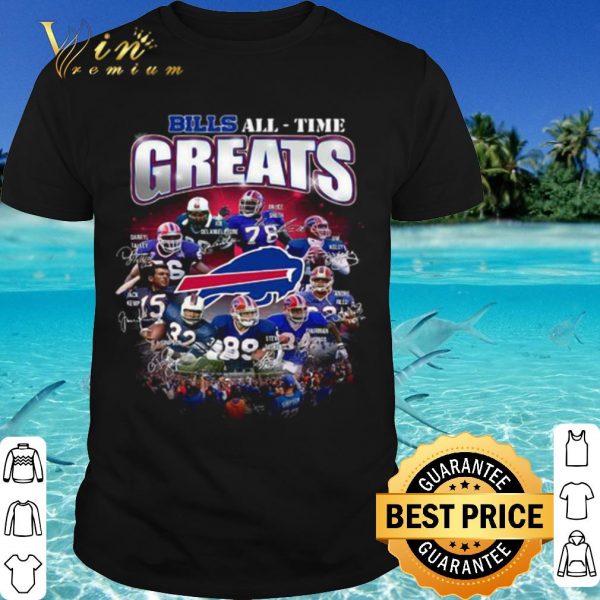 Pretty Buffalo Bills All Time Greats Member Signatures shirt