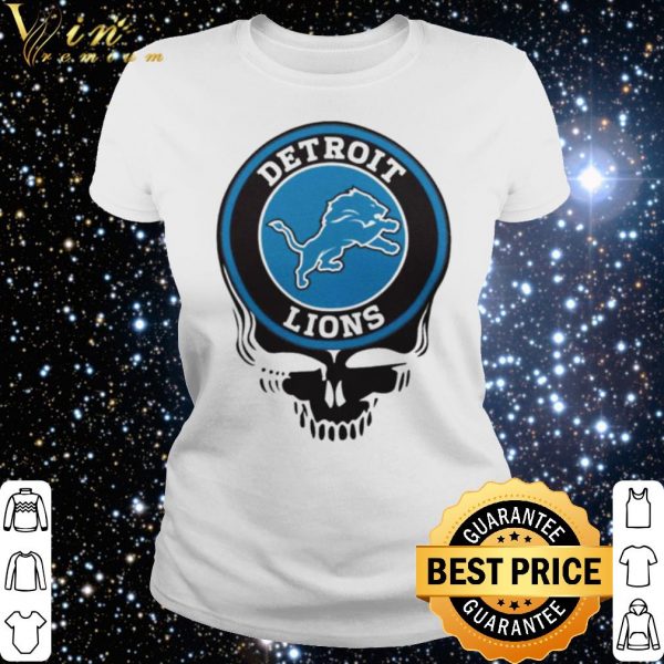Top Detroit Lions Nfl Football Skull shirt
