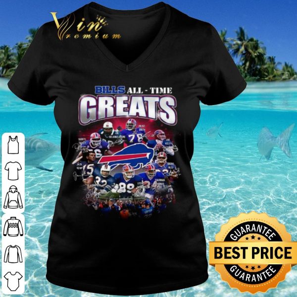 Pretty Buffalo Bills All Time Greats Member Signatures shirt