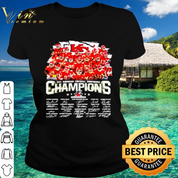 Original Kansas City Chiefs 2021 American Football Conference Champions shirt