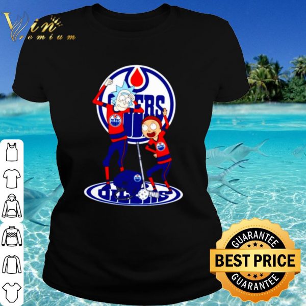 Cool NHL Edmonton Oilers Rick and Morty shirt