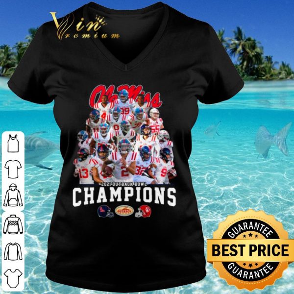 Pretty Ole Miss Football 2021 Outback Bowl Champions shirt