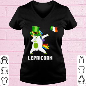 Top St Patrick's Day Unicorn Dabbing Lepricorn shirt 1
