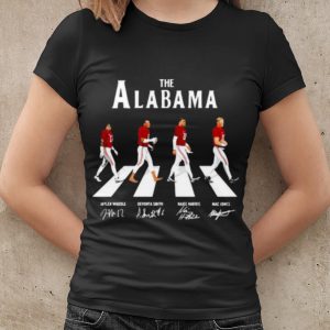 Original The Alabama Football Team Signature Abbey Road Signature shirt 1