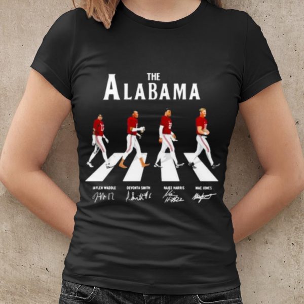 Original The Alabama Football Team Signature Abbey Road Signature shirt