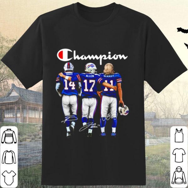 Pretty Buffalo Bills Champion Diggs Allen Beasley Signature shirt