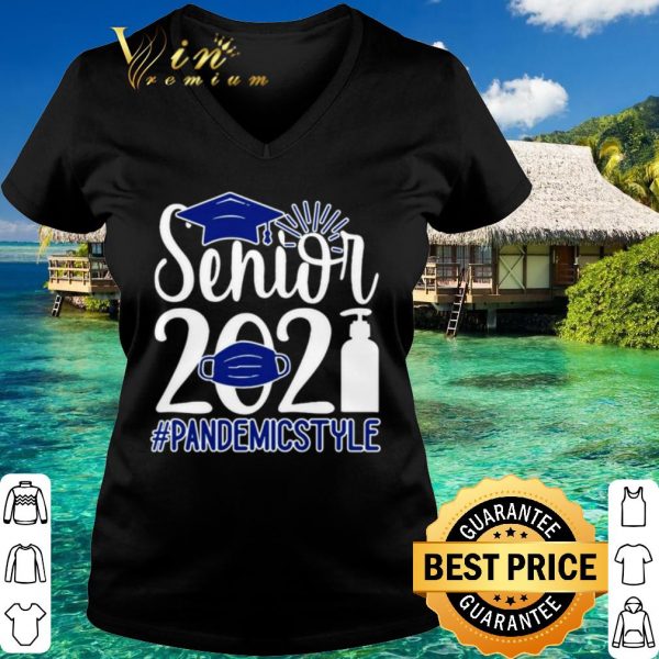 Original Senior 2021 Face Mask Pandemic Style shirt