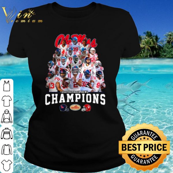 Pretty Ole Miss Football 2021 Outback Bowl Champions shirt
