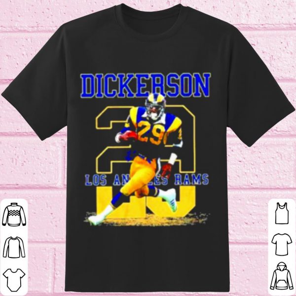 Top Ness Eric Dickerson 29 Los Angeles Rams shirt
