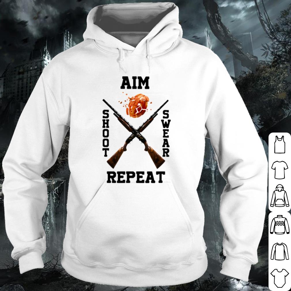 213d1763 pretty trap shooting aim shoot swear repeat shirt 4 - Pretty Trap Shooting Aim Shoot Swear Repeat shirt