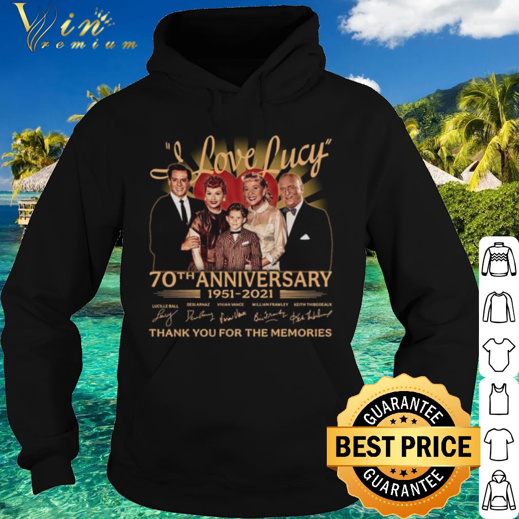 24980c12 original i love lucy 80th anniversary 1951 2021 thank the memories signatures shirt 4 - Original I Love Lucy 80th Anniversary 1951 2021 Thank The Memories Signatures shirt