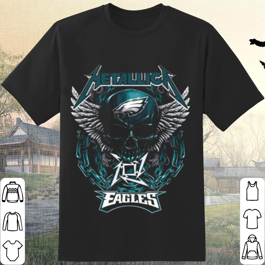 Pretty Skull Metallica Philadelphia Eagles shirt Pretty Skull Metallica Philadelphia Eagles shirt