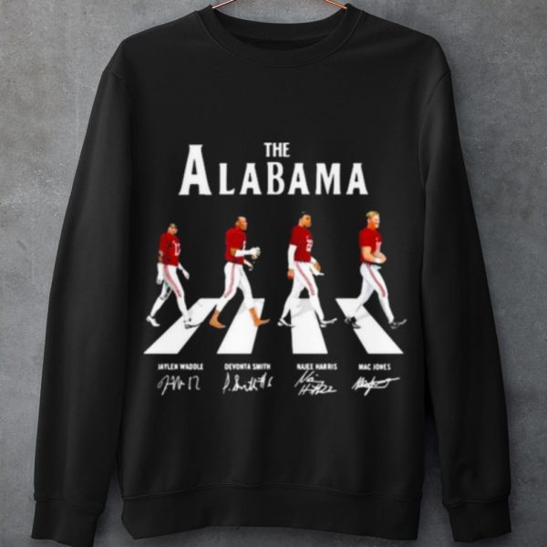 Original The Alabama Football Team Signature Abbey Road Signature shirt