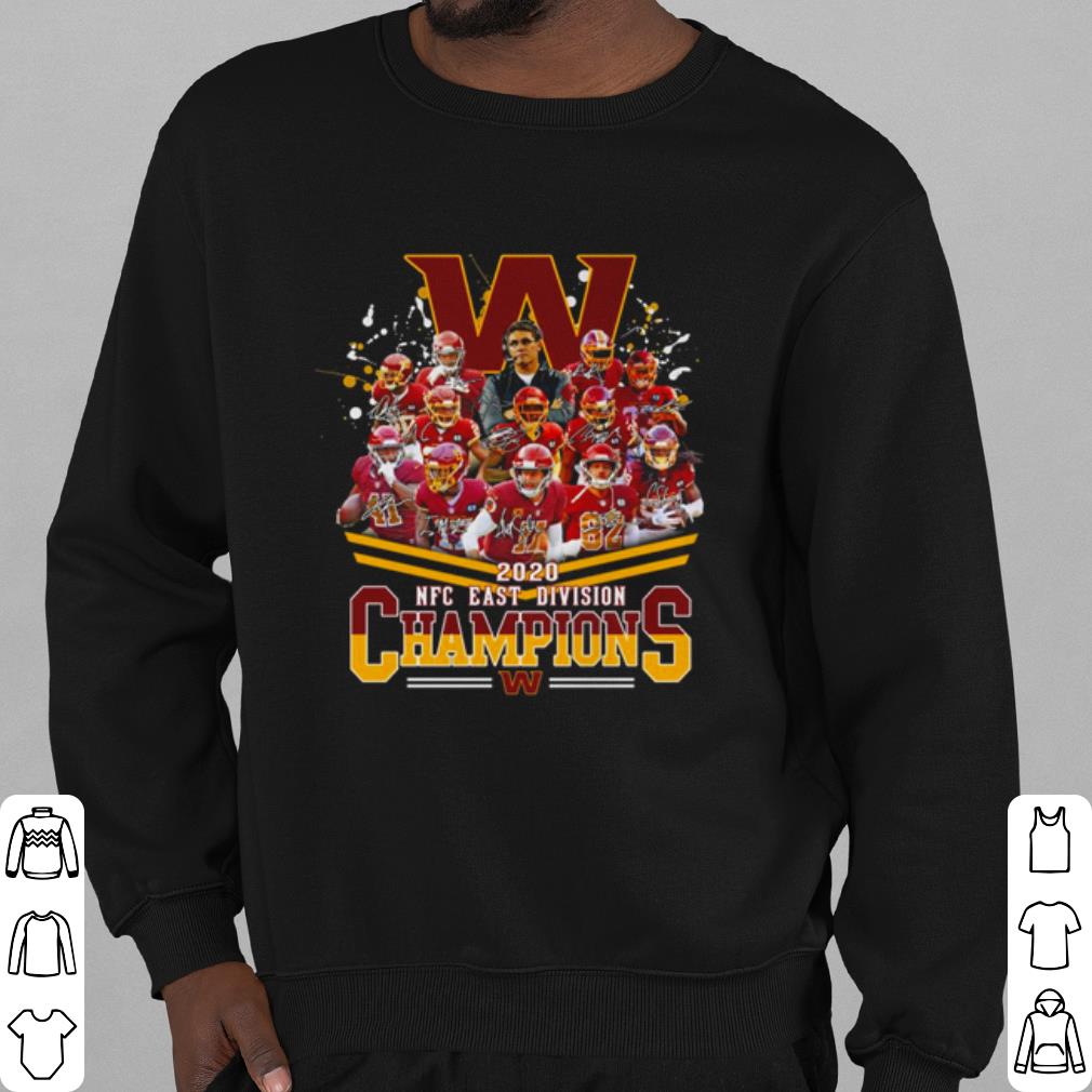 269ecd34 cool washington football team 2020 nfc east division champions shirt 4 - Cool Washington football team 2020 NFC East Division Champions shirt