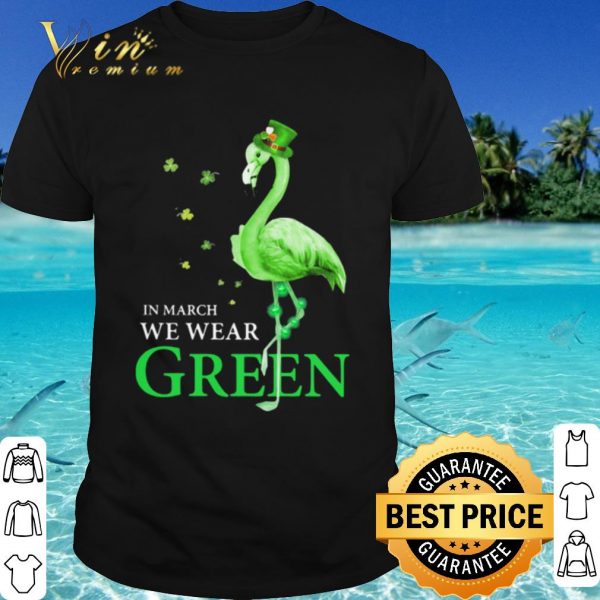 Cool In March We Wear Grean Crane shirt