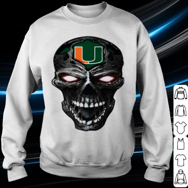 Skull Miami Hurricanes Football shirt