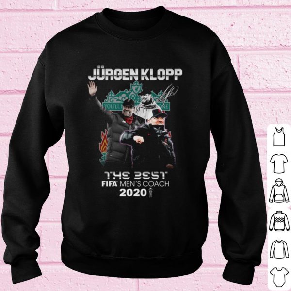 Top Jurgen Klopp The Best Fifa Men's Coach 2020 shirt
