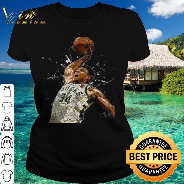 Top Giannis Antetokounmpo 34 Bucks Jersey Basketball shirt